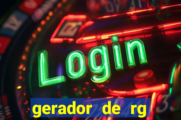 gerador de rg frente e verso